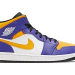 Jordan 1 Mid 'Lakers'