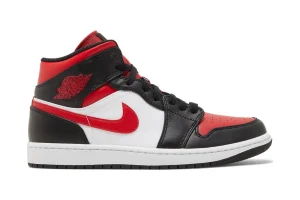 Air Jordan 1 Mid 'Bred Toe' Replica