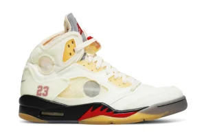 Off-White x Air Jordan 5 SP 'Sail' Replica