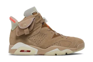 Travis Scott x Air Jordan 6 Retro 'British Khaki' Replica