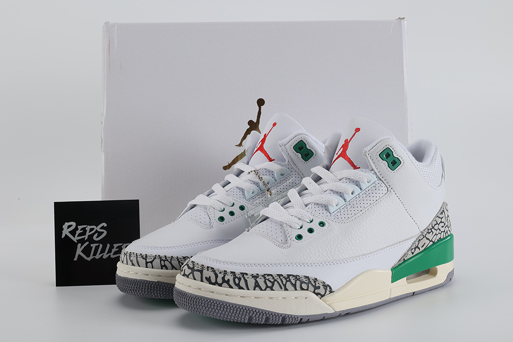 Air Jordan 3 Retro 'Lucky Green' Replica