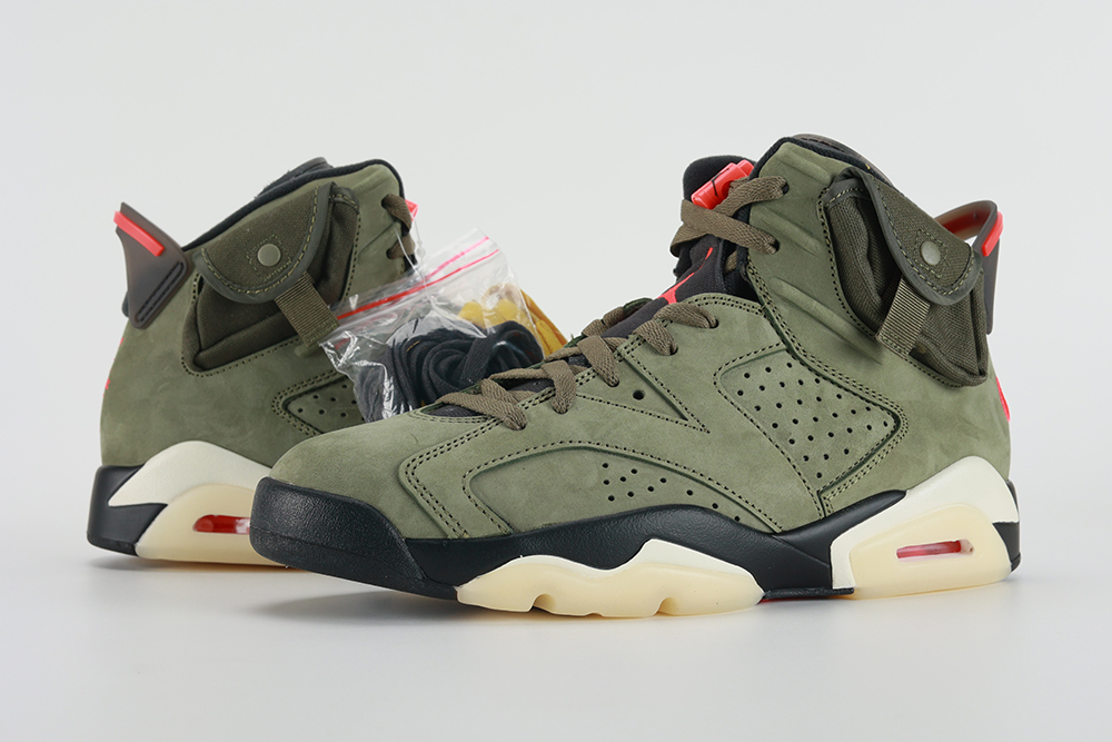 Travis Scott x Air Jordan 6 Retro 'Olive' Replica