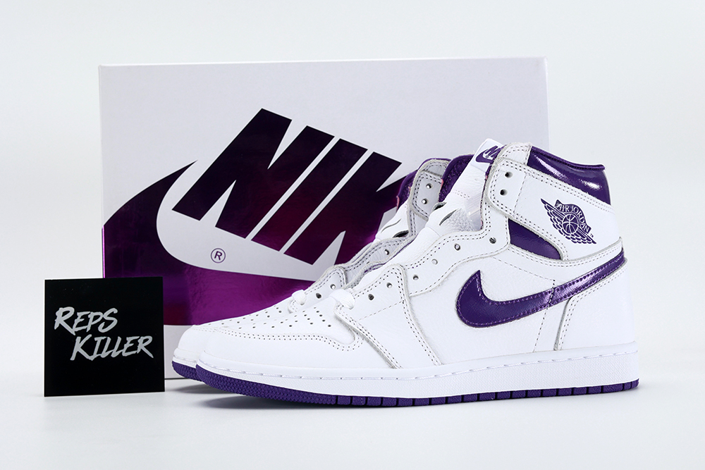 Wmns Air Jordan 1 High OG 'Court Purple' replica