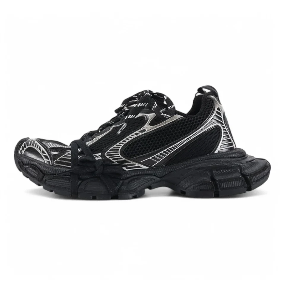 Balenciaga Wmns 3XL Sneaker 'Black White' Replica