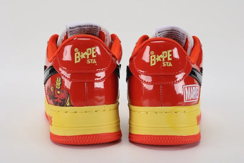 Marvel x Bapesta 'Iron Man' Replica - Image 6