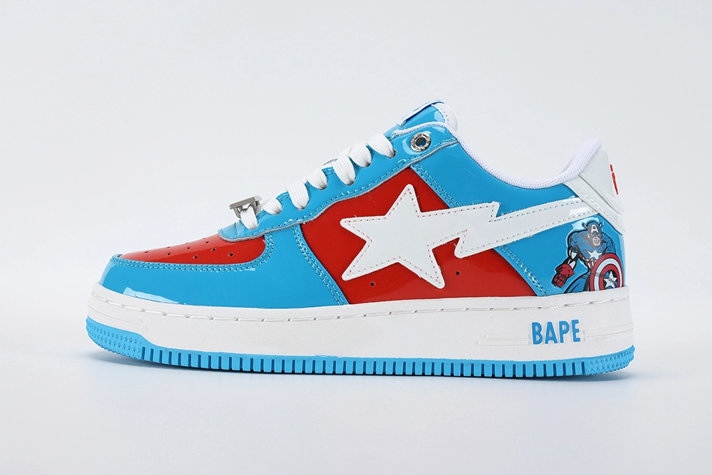 marvel-x-wmns bapesta-'captain-america'-replica