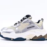 Triple s Beige Silver Replica