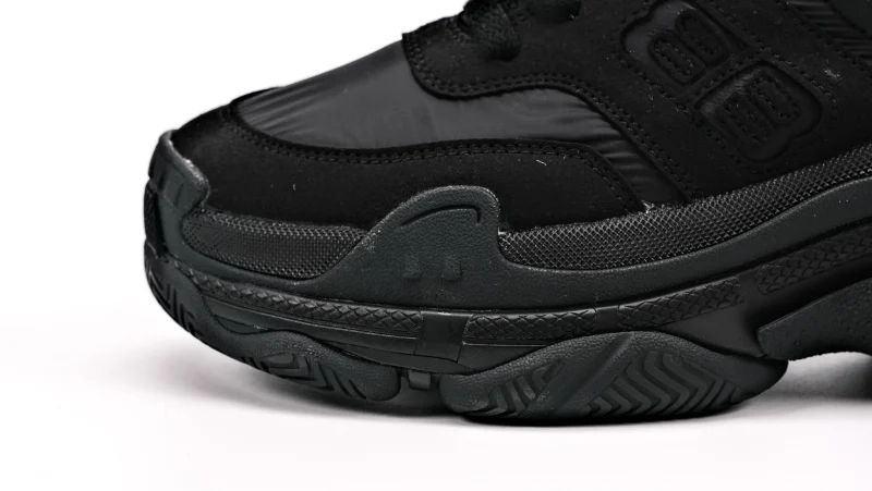 Balenciaga Triple s Nylon Black  Replica - Image 5