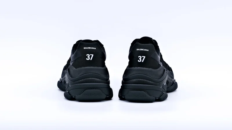 Balenciaga Triple s Nylon Black  Replica - Image 7