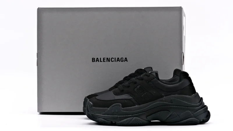 Balenciaga Triple s Nylon Black  Replica - Image 13