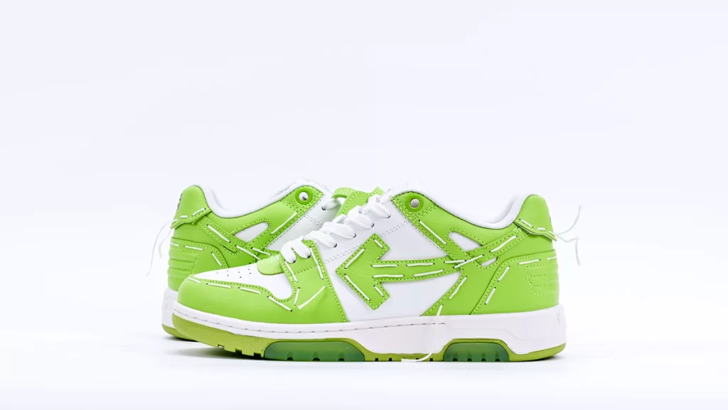 OFF-WHITE OUT OF OFFICE Sartorial Stitching "White Green" Replica