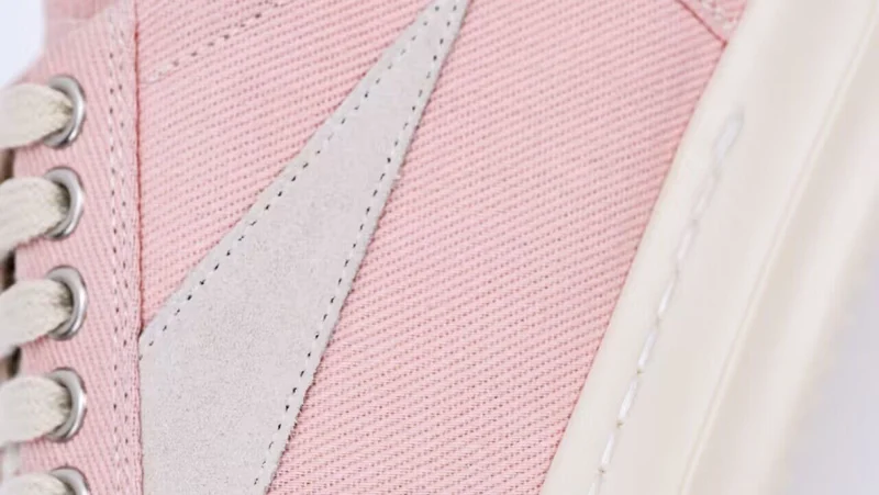 Rick Owens Wmns EDFU Vintage Low 'Faded Pink' Replica