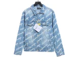 22FW Brushed Paint Washed Denim Jacket Coat Replica