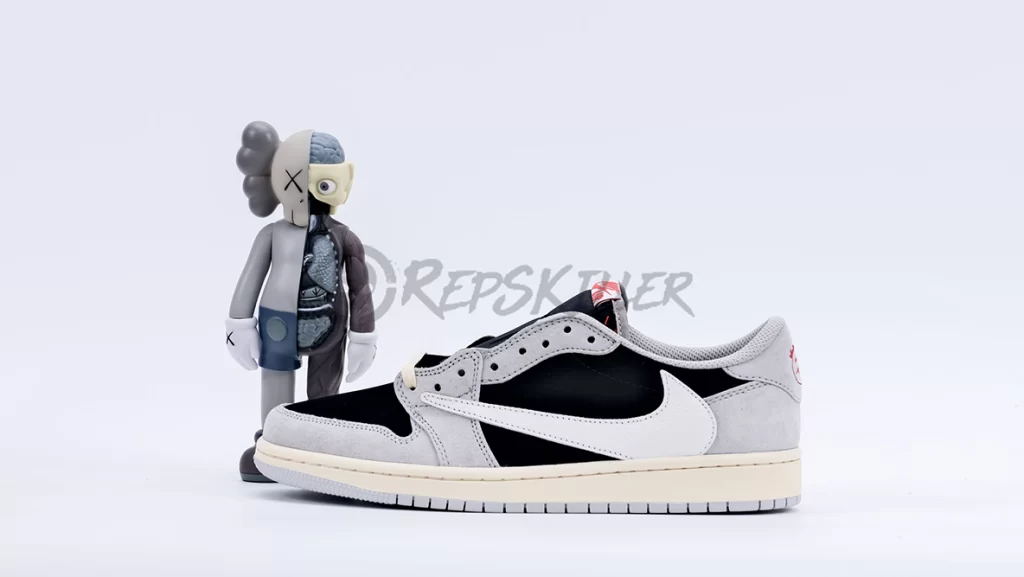 Travis Scott x Air Jordan 1 Low Custom Grey Replica