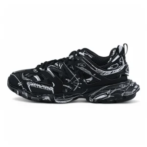 Balenciaga Track 1.0 Black Graffiti Replica
