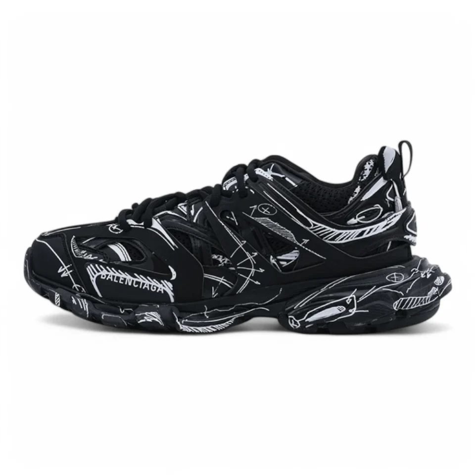 Balenciaga Track 1.0 Black Graffiti Replica