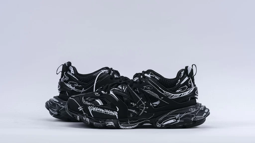 Balenciaga Track 1.0 Black Graffiti Replica