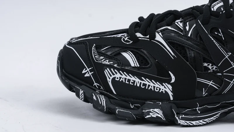 Balenciaga Track 1.0 Black Graffiti Replica