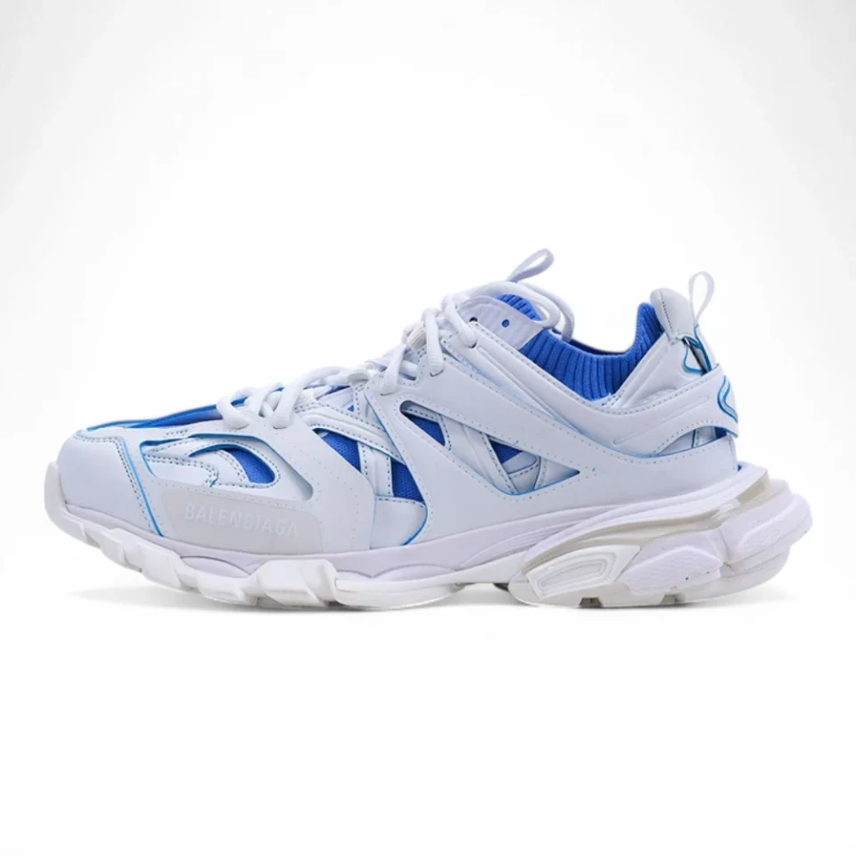 Balenciaga Track 1.0 White Blue Replica