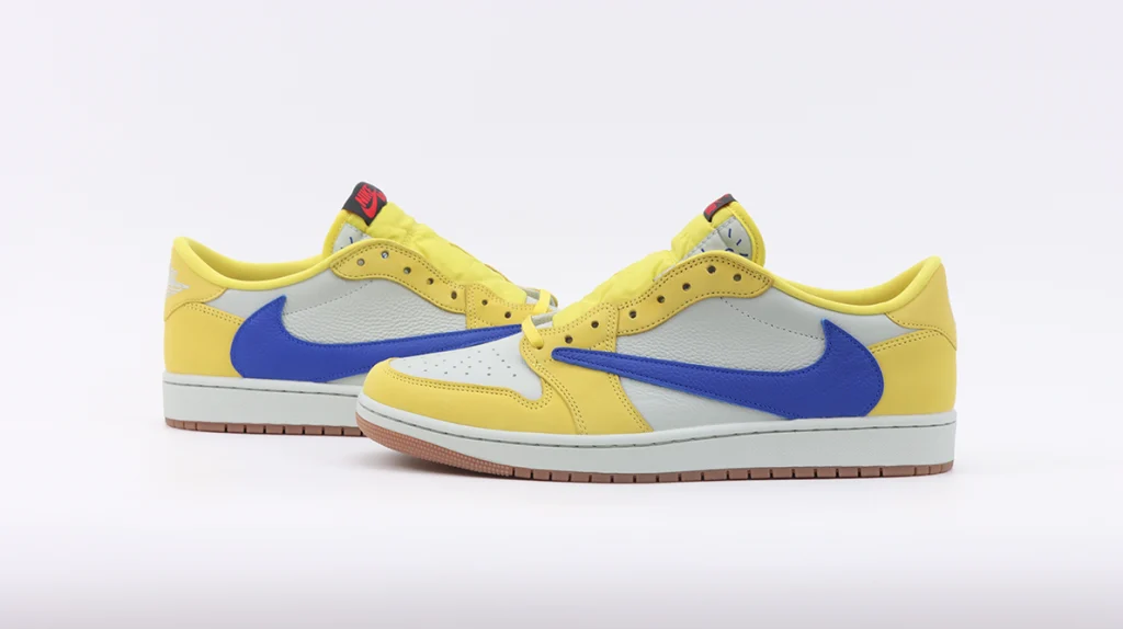 Travis Scott x Wmns Air Jordan 1 Retro Low OG SP 'Canary' Replica