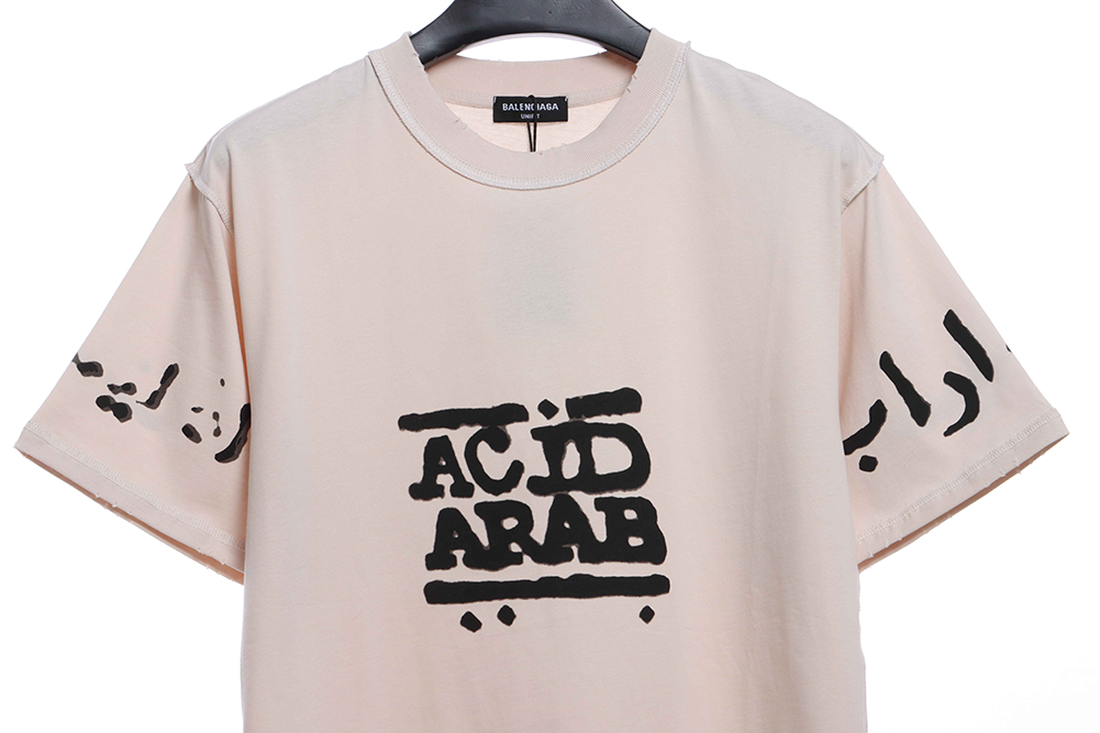 Alphabet Printed Short Sleeve