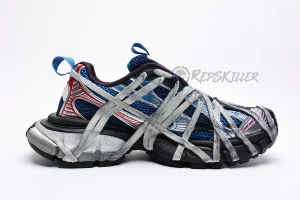 Balenciaga 3XL lace-up Sneakers Blue Replica