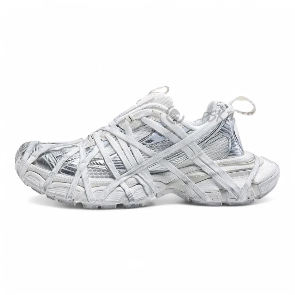 Balenciaga MEN"S 3XL EXTREME LACE SNEAKER IN White Replica