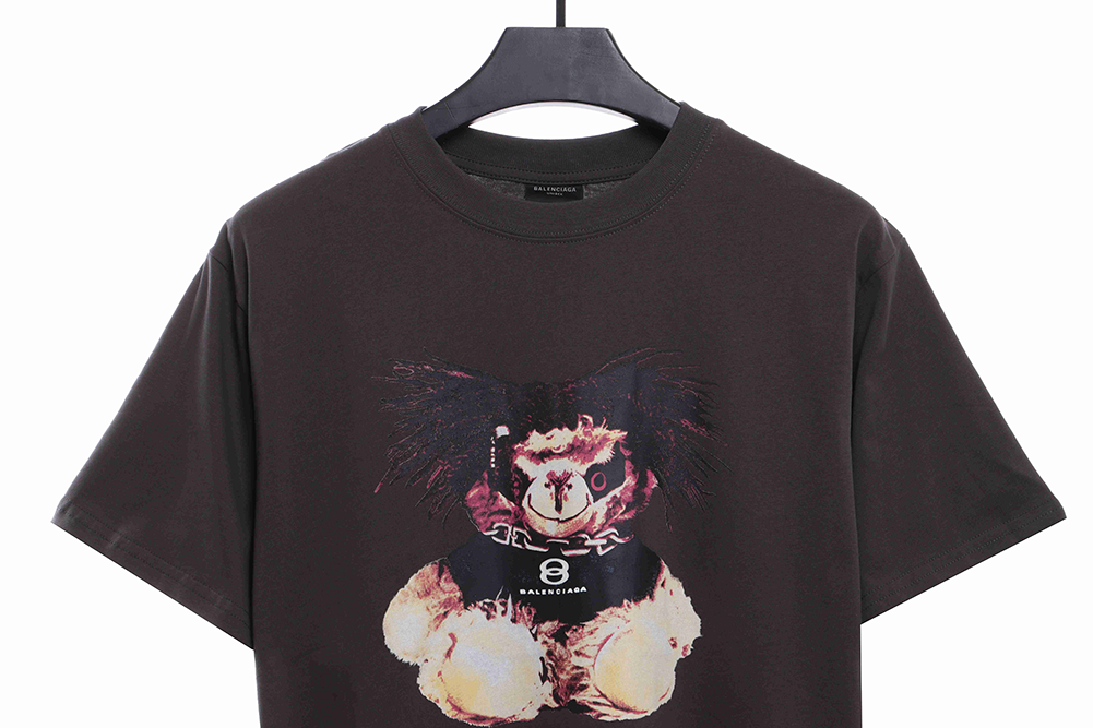 Devil Small Bear Short Sleeve Printed Short Sleeve