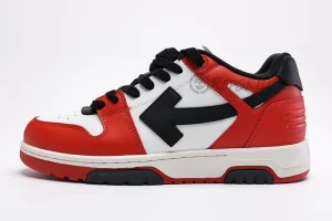 Off-White Out of Office Low 'Red White Black'Replica