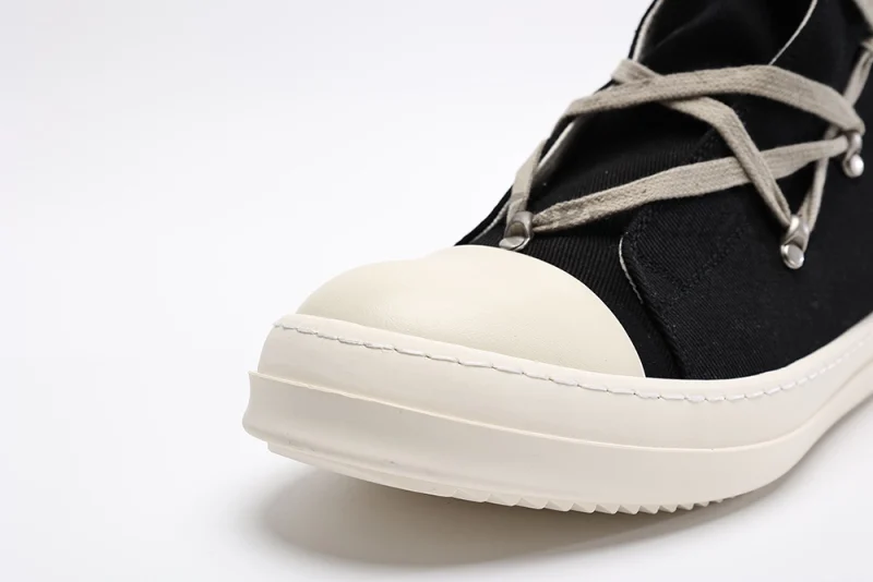 Rick Owens Wmns DRKSHDW Strobe Cotton Denim Hexa High 'Black Milk'Replica