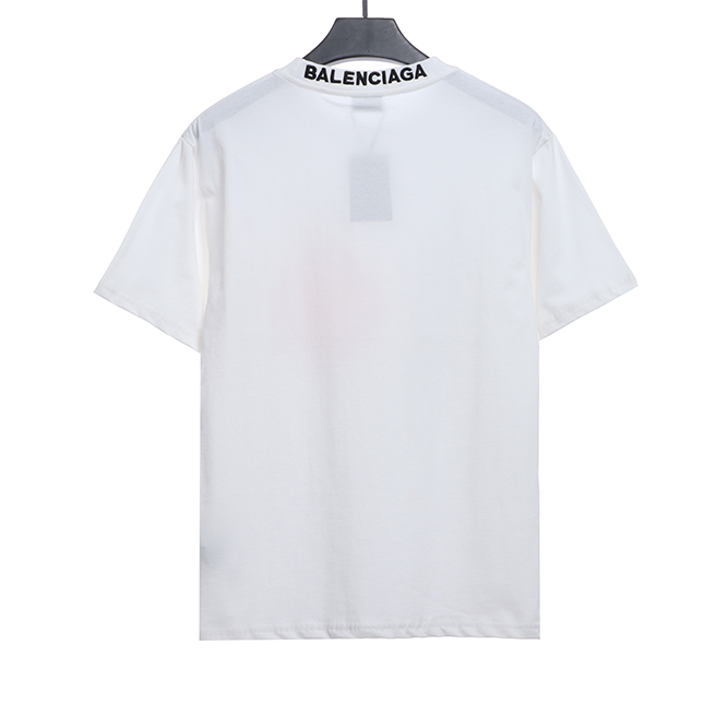 White Ink Direct Injection Washed Aged Short Sleeve