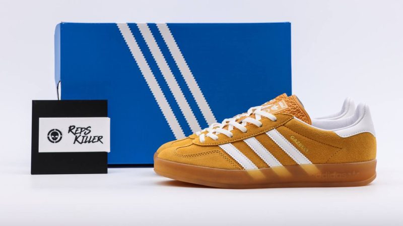 Adidas Gazelle Indoor Orange Peel White