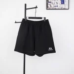 Balenciaga Double Circle Embroidered Shorts