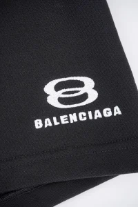 Balenciaga Double Circle Embroidered Shorts