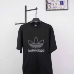 Balenciaga X Adidas Letter Embroidery T-Shirt