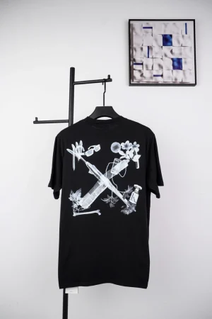 Off-White Digital Headphones Arrow Print T-shirt