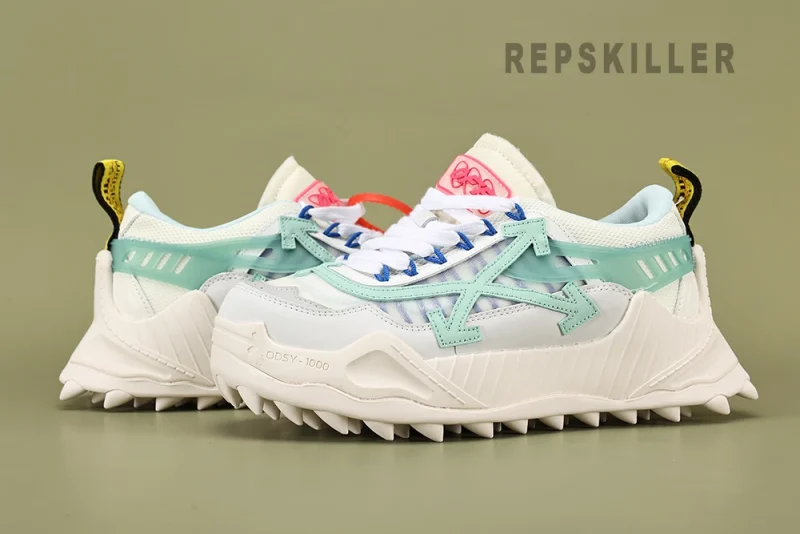 Off-White Odsy-1000 White Pale Blue Reps - Image 2