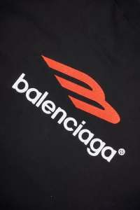Balenciaga 3B Yellow Tape Double Splicing Print T-shirt
