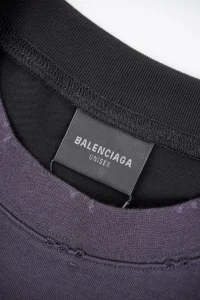 Balenciaga 3B Yellow Tape Double Splicing Print T-shirt