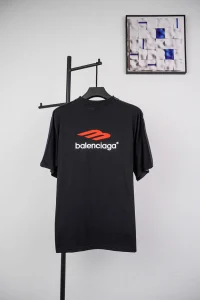 Balenciaga 3B Yellow Tape Double Splicing Print T-shirt