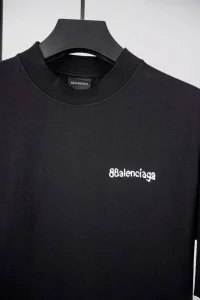 Balenciaga BB Ink-Splashed Print T-Shirt