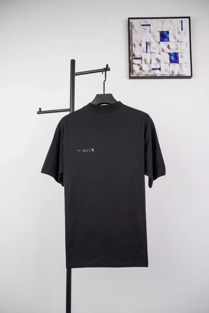 Balenciaga BB Ink-Splashed Print T-Shirt