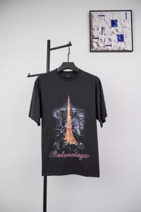 Balenciaga Eiffel Tower Print T-shirt