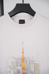 Balenciaga Eiffel Tower Print T-shirt