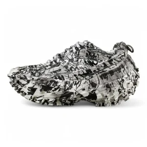 Grey Bouncer Graffiti-print Men's