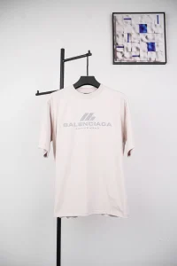 Balenciaga Ib Silver Reflective Print T-Shirt