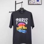 Balenc1@ga  Paris Tropical Print T-shirt