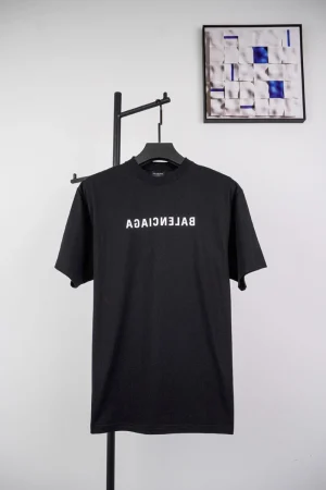 Balenciaga Reverse Letter Logo Print T-shirt