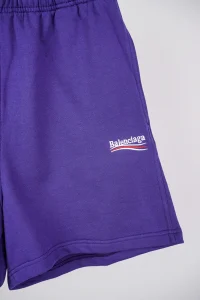 Balenciaga Small Classic Logo Embroidery Shorts