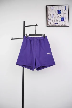 Balenciaga Small Classic Logo Embroidery Shorts